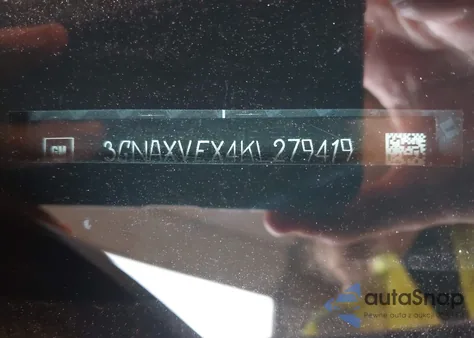 2019 Chevrolet Equinox Lt z USA, uszkodzony, nr VIN 3GNAXVEX4KL279419